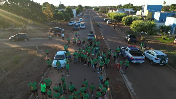 Corrida Maio Laranja “Faça Bonito” mobiliza comunidade em defesa das crianças e adolescentes em Bom Jesus do Tocantins
