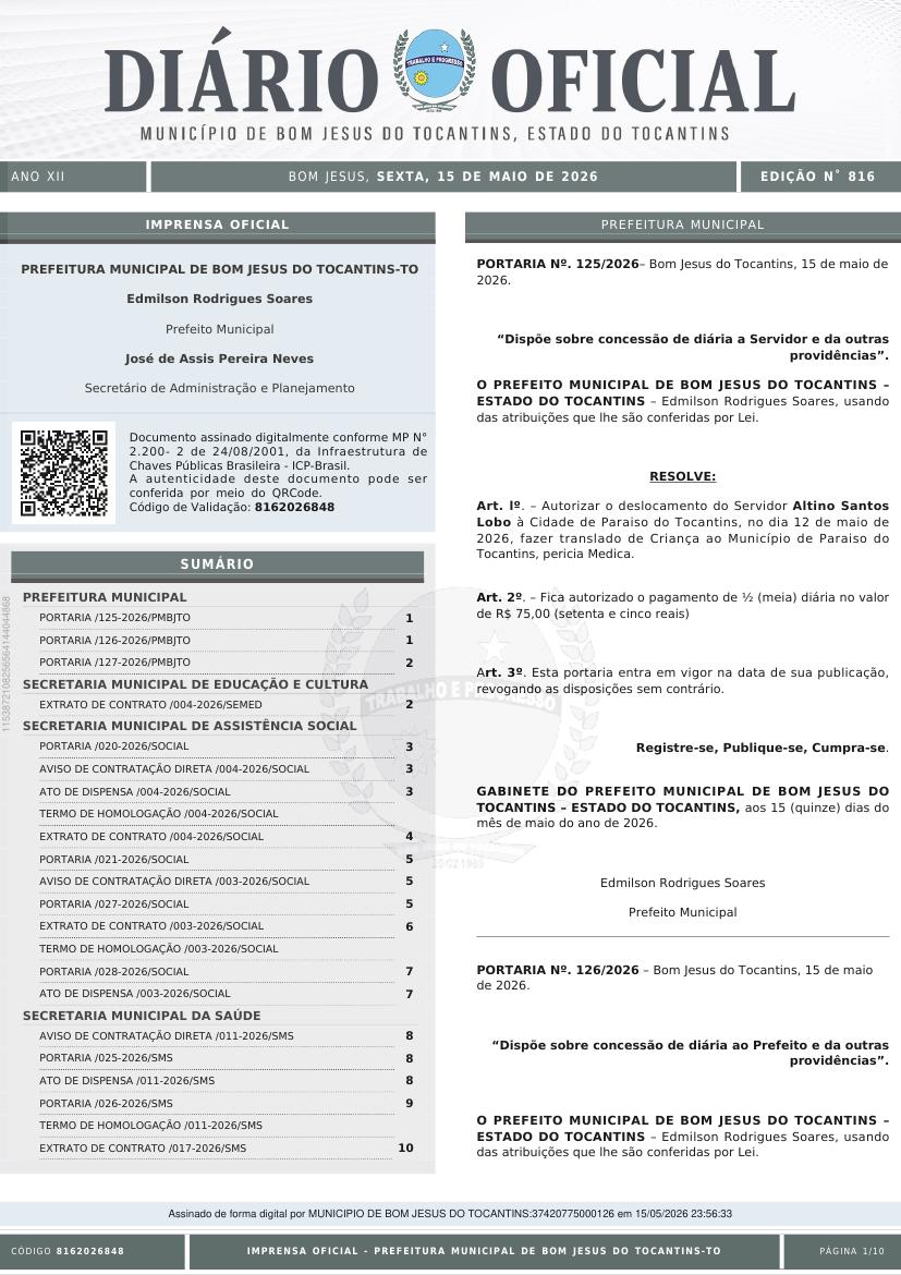 Capa da edição