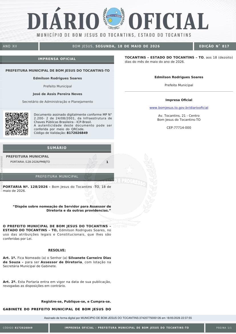 Capa da edição
