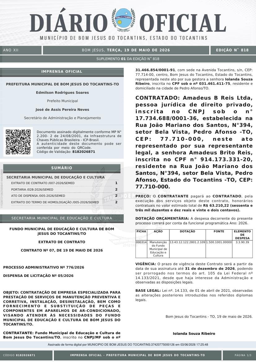 Capa da edição