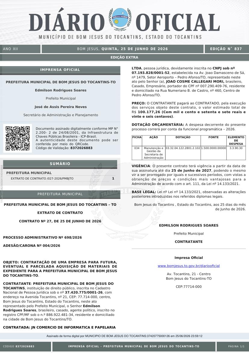 Capa da edição