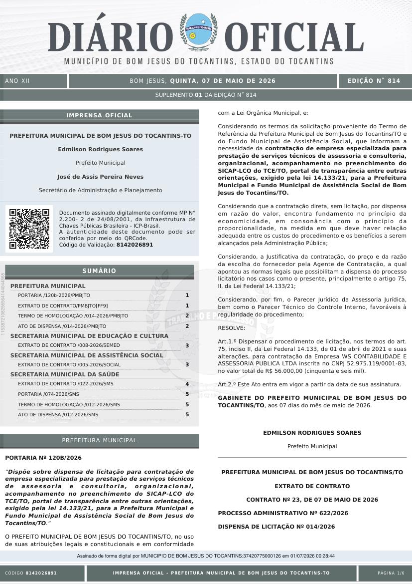 Capa da edição