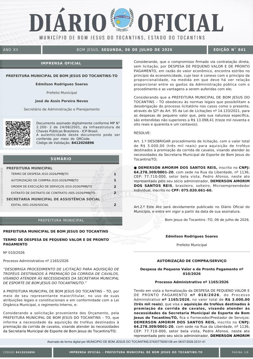 Capa da edição