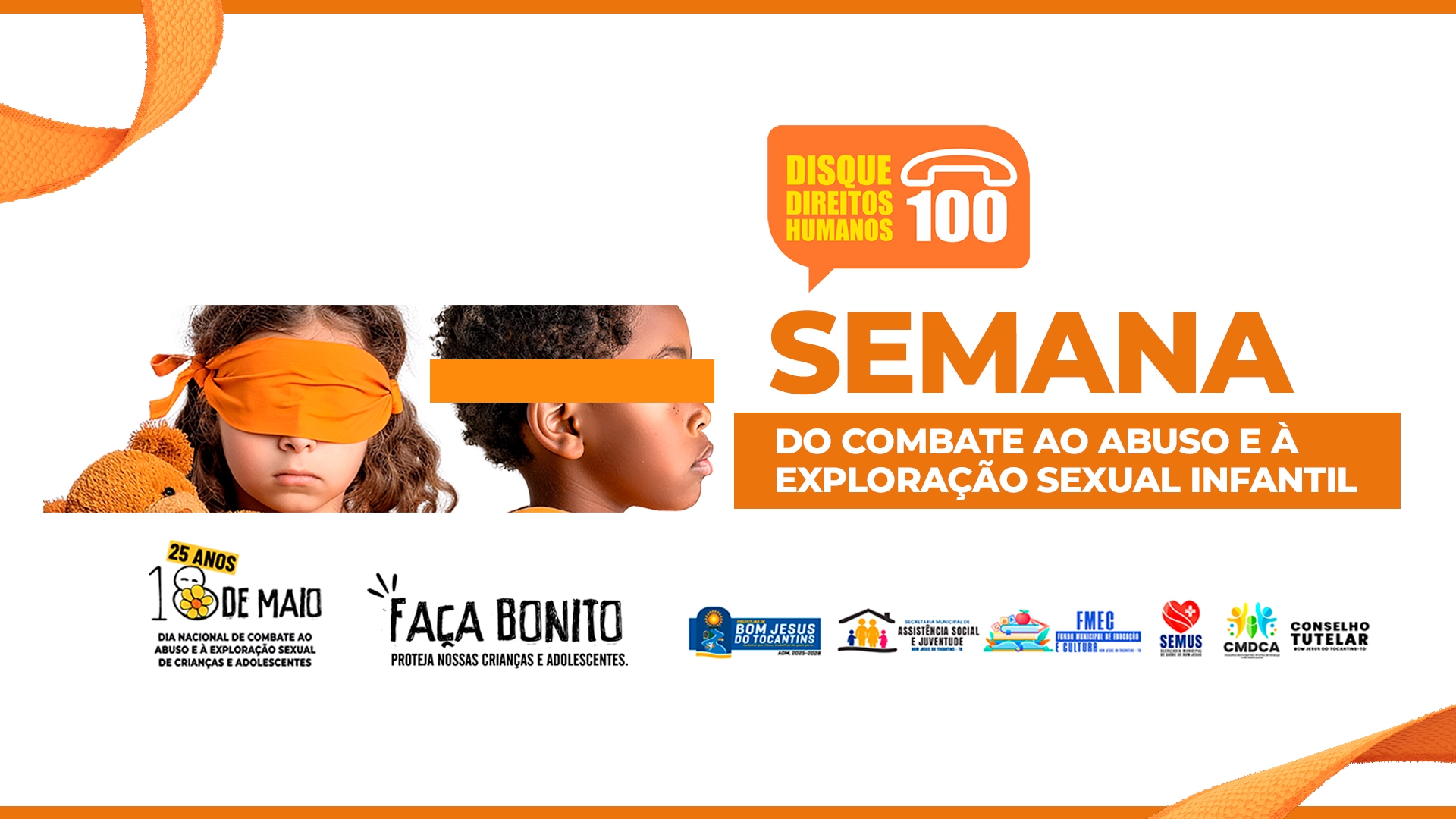 Bom Jesus do Tocantins realiza ações em alusão aos 25 anos da campanha “Faça Bonito”