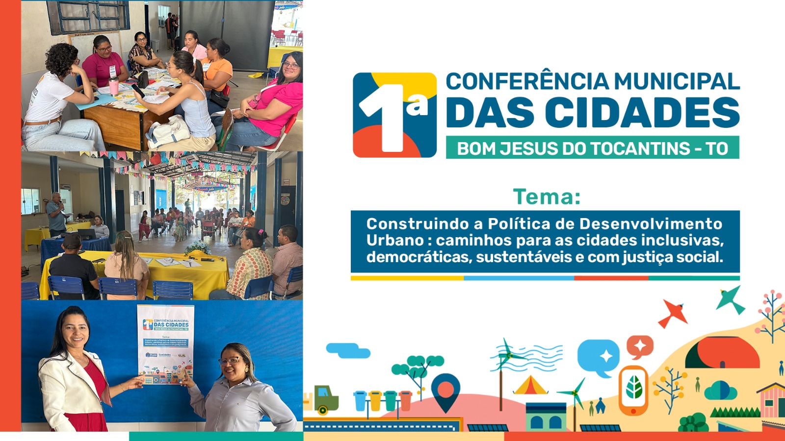 Bom Jesus do Tocantins realiza a 1ª Conferência Municipal das Cidades