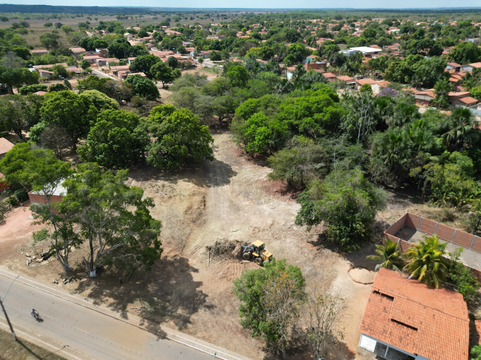 Prefeitura de Bom Jesus do Tocantins inicia revitalização da área da Lagoinha