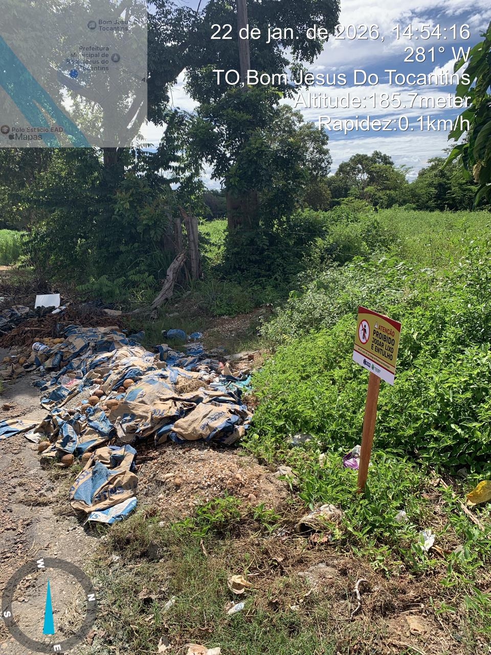 Prefeitura de Bom Jesus do Tocantins intensifica ações de fiscalização e conscientização ambiental